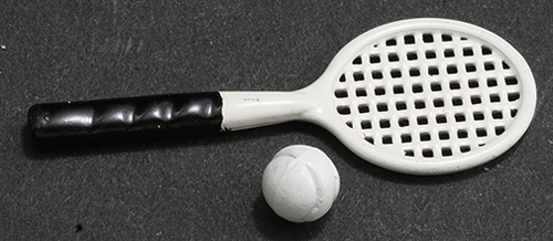 Dollhouse Miniature Tennis Set Dollhouse Miniature Tennis Set